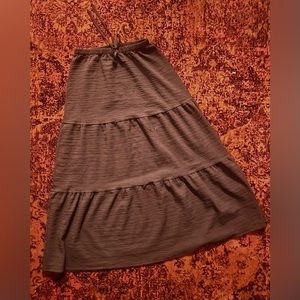 Brown Maxi Skirt